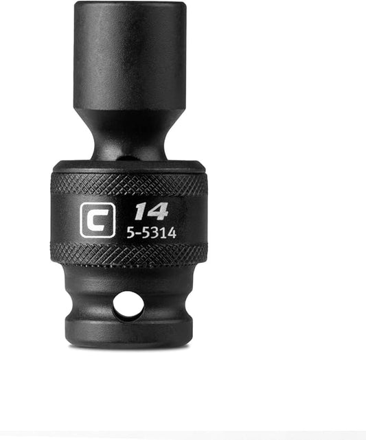 Capri Tools 14 mm Universal Impact Socket, 1/2-Inch Drive, 6-Point, Metric