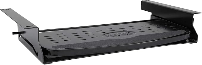 RecPro RV Steps 24" Single Step Low Profile in Black | RV Stairs | RV Exterior Steps | Camper Steps FP-1200