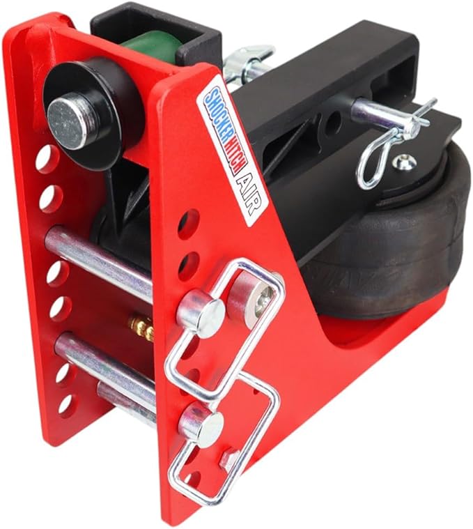 Shocker Air Hitch Sway Control Towing Kit - Fits 2" Hitch - Black Combo 2" & 2-5/16" Balls - 2 Sway Bar Kits - 14,000 lbs