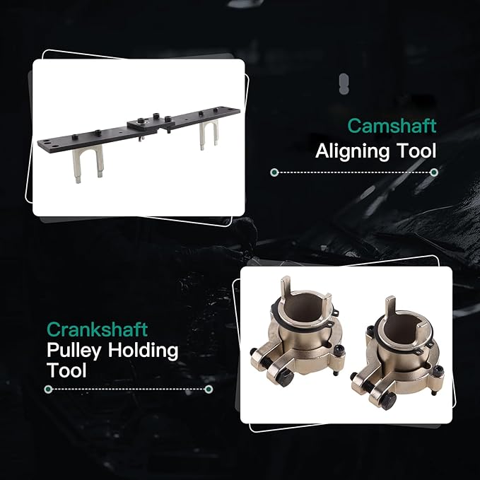GM Camshaft Timing Tool Kit for 1.0L 1.2L Ecotec Engine, Compatible with Chevrolet Onix and Tracker, Replaces CR490 CR490-A, Includes Flywheel Lock and Crank Pulley Holder with 22mm Socket