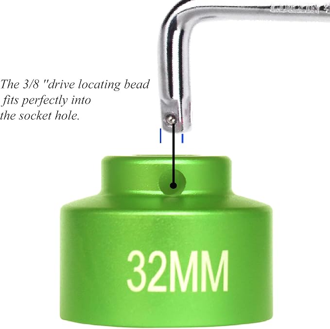 32mm Oil Filter Socket Wrench, for Ecotec TDI GM VW Polaris Chevrolet BMW Mini Volvo Audi Fuel Filter/Oil Filter Cap socket Removal Tool