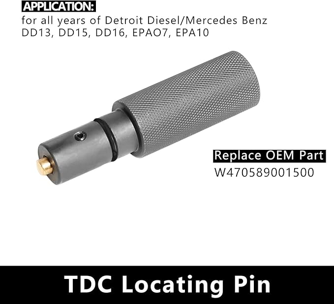 DPTOOL Engine Camshaft Timing Tool Kit Compatible with Detroit Diesel DD13 DD15 DD16 Engine TDC Locating Pin Brake Adjustment Tool Barring Tool Fuel Line Socket Replace W47058090900 W470589104000