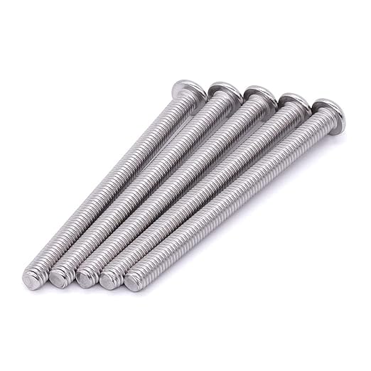 1/4-20 x 2-3/4" Button Head Socket Cap Bolts Screws, 304 Stainless Steel 18-8, Allen Hex Drive, Bright Finish, Fully Machine Thread, Pack of 20