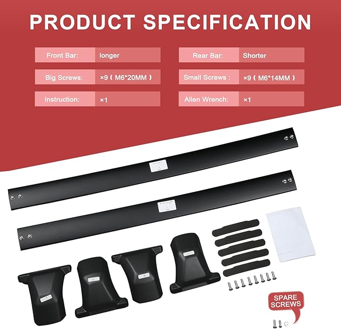 KINGGERI 260lbs Roof Racks Cross Bars Fit for Jeep Compass 2018-2025, Aluminum Heavy Duty Roof Rails Crossbars Rooftop Cargo Basket Carrier Bag Luggage Rails Kayak Canoe Snowboard Skiboard Bike