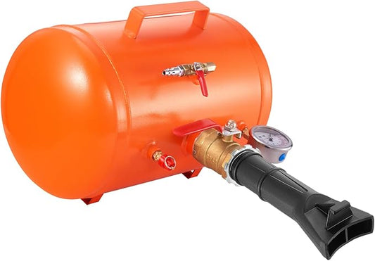 VEVOR Tire Bead Seater, 5 Gal/19L Air Tire Bead Blaster with Pressure Gauge & Handle, 145 PSI Seating Tool Inflator Tank, 85-116 PSI Operating Pressure for Car Truck ATV