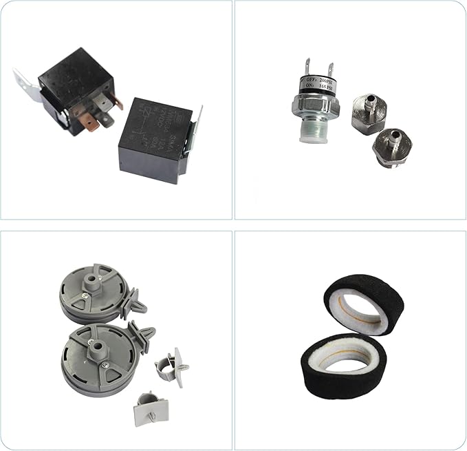 12V 444C 200 PSI Dual Value Pack Chrome Air Compressor for Auto/Motorcycle