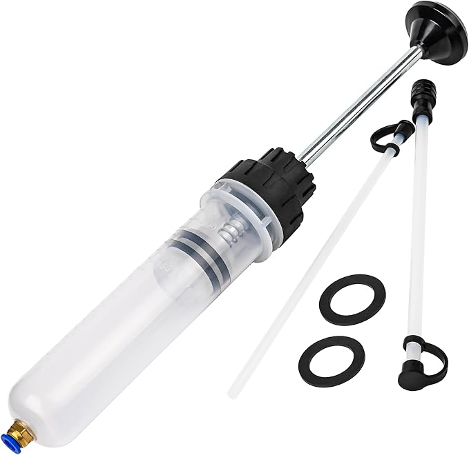 200CC/Oil Extractor/Oil Syringe,Syringe Style Manual Automotive Pump,Gear Oil, and Brake Fluid Extractor