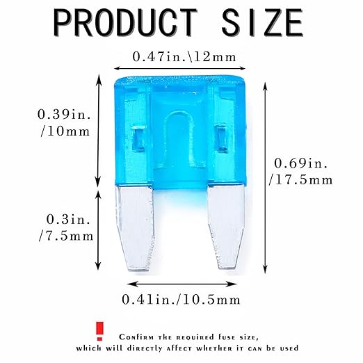 100 Pack Auto Fuses 15 AMP APM/ATM 32V Mini Blade Style Fuses 15A Short Circuit Protection Car Fuse (15 AMP)