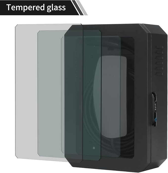 Wall Charger Station Box Compatible with Tesla Model Y 3 S X Accessories Gen 3 Indoor/Outdoor Cable Organizer Waterproof Dustproof