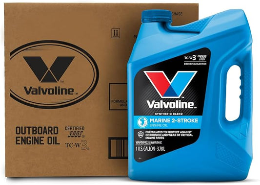 Valvoline 2-Cycle Marine TCW-3 Motor Oil 1 GA, Case of 3