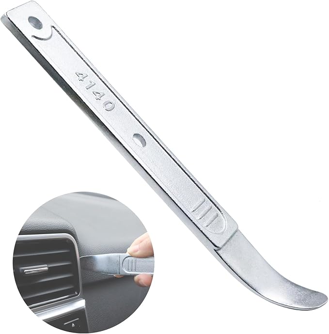 AKGUN 4140 Pry Tool, Car Trim Removal Tool Kit, Trim Removal Tool Pry Tool, Mighty Miniature Portable Multitool, Door Panel, Window Screen Removal