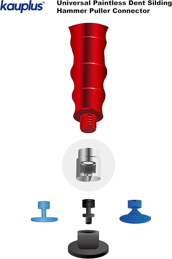 7PCS Slide Hammer Dent Puller & Tab Kits Set, Auto Body Dent Removal Cold Glue Tab Kits