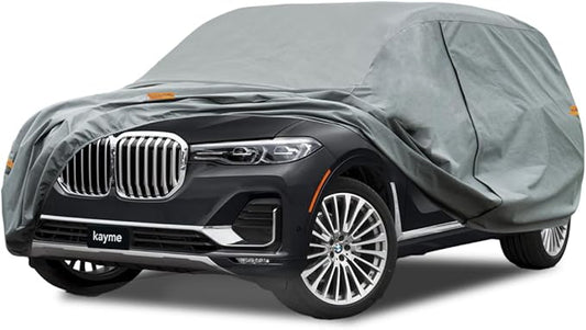Kayme Heavy Duty SUV Car Cover Custom Fit BMW X7 XM Waterproof All Weather for Automobiles, Full Exterior Covers Sun Rain UV Protection.（Deliver About 3-10 Days）