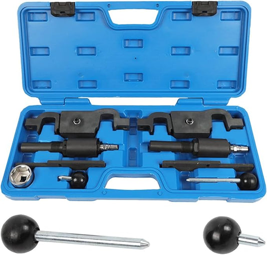 CMTOOL Engine Camshaft Tensioning Locking Alignment Timing Tool Kit Compatible with Porsche Cayenne Panamera V8 4.5L 4.8L V6 3.6L, Timing Belt Tensioner Locking Tool Compatible with Audi Q7 9678/9595
