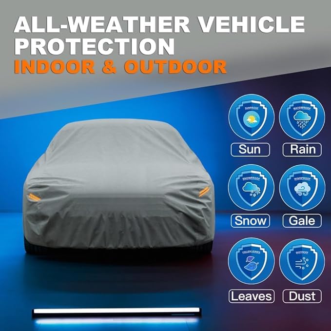 Kayme Heavy Duty Car Cover Custom Fit BMW Z3 Coupe Cabriolet, Waterproof All Weather for Automobiles, Full Exterior Covers Sun Rain UV Protection.