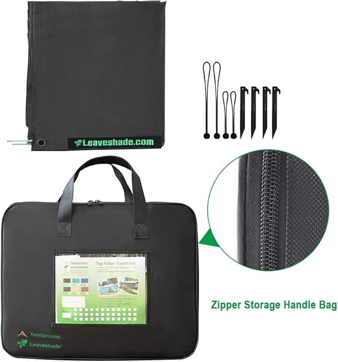 Tentproinc RV Awning Sun Shade Screen 10' X 15' 3'' (Fit for 16' Awning) Mesh Sunshade Block UV Glary Motorhome Camping Trailer Awning Shadescrreen UV Sunblocker Sunscreen - 3 Year Warranty (Black)