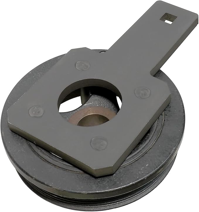 Crankshaft Pulley Holding Tool Crankshaft Vibration Harmonic Damper Holder Tool Crankshaft Wrench Crankshaft Holding Tool for VW Routan Dodge Chrysler Ram 3.6L replace 10198A