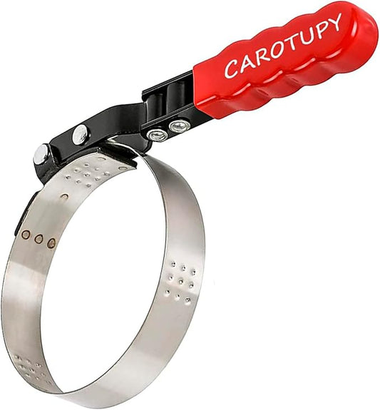 Extra Large Oil Filter Wrench, Oil Filter Wrench Tool Fits Filter from 4-3/4"to 5-1/4" for Cars, Motorcycles and Trucks