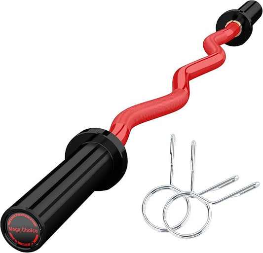 GaveeLife Olympic Barbell, 7FT/4FT Weight Bar For Weightlifting and Powerlifting 45lb, Olympic Bar for 1500lbs/700lbs/500lbs Capacity, Weight Bar Fit 2” Standard Weights