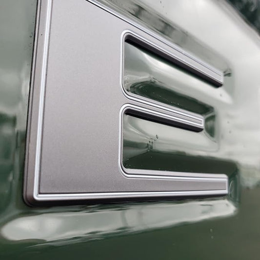 EyeCatcher Tailgate Letter Inserts Compatible with 2022-2025 Frontier Accessories (Carbon and White)