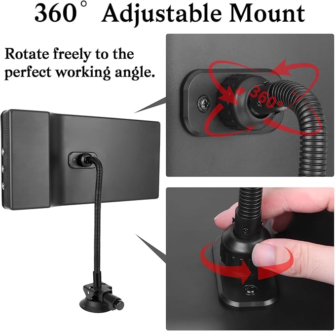 Dent PDR Light Board with Built-in Battery, Dual Mode USB and Battery, Adjustable White-Yellow Light, Dent Repair Light for Car Dent Detection, PDR Light for Auto Body Dent Repair