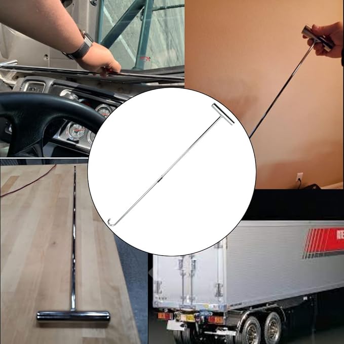 5th Wheel Pin Puller 32" Solid Steel with Chrome Plating Heavy Duty - 2pack