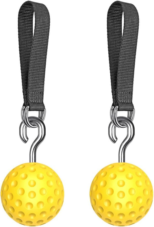 SELEWARE Non-Slip Pull Up Power Balls, Rock Climbing Grips for Strength Training, Forearm and Hand Exerciser for Chin Up Bar, Kettlebell, Barbell, Resistance Band Handles, Home Gym Workout Equipment