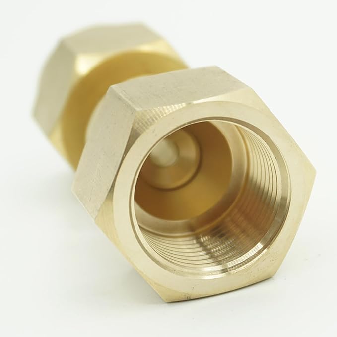 CGA-320 Tank to CGA-580 Bottle Regulatory Miller Wire Welder Thread converter Copper # 806 CO2 Carbon Dioxide Bottom to Argon Flowmeter