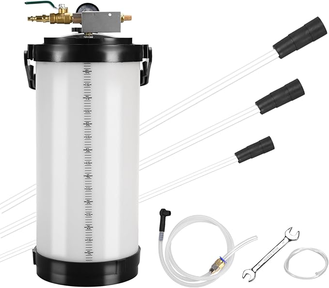 8L Aerodynamic Fluid Extractor，Oil Pump with Oil Change Hose, Oil Extractor Pump for Vacuum Suction of Oil, Stable and Not Deformed, Suitable for Cars, SUVs, Trucks, Yachts
