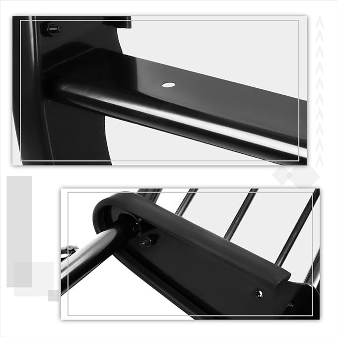 Compatible with Jeep Liberty KJ 2002-2007 Front Bumper Brush Grille Guard Protector,Coated Black