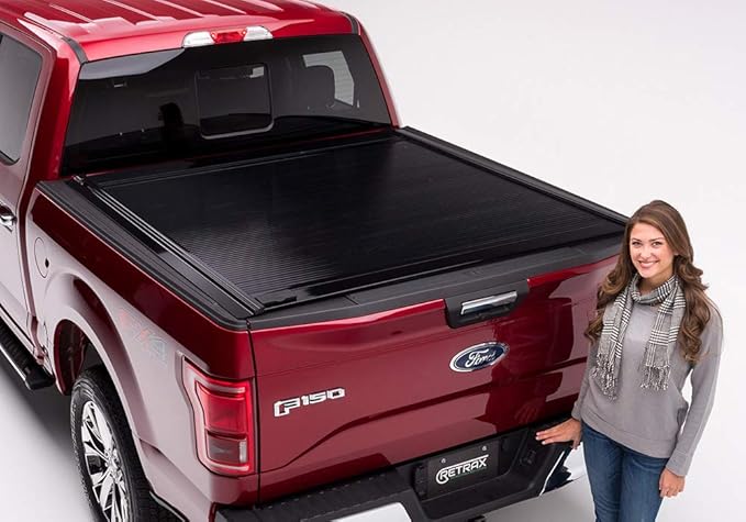 RetraxONE Retractable Truck Bed Tonneau Cover | 10842 | fits Tundra Regular & Double Cab 6.5' Bed with Deck Rail System (07-18)
