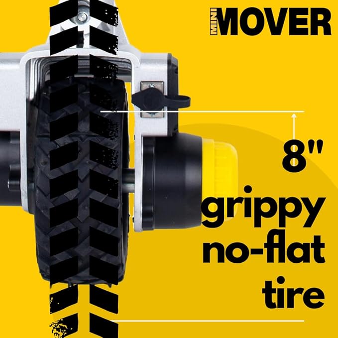 Mini Mover 3 Plus Trailer Jockey Wheel, 12v Electric, Moves 6000 lbs Rolling Weight (Mini Mover 3 Plus)