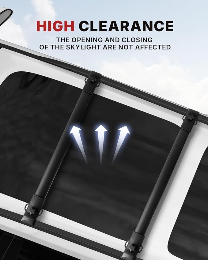 Richeer Roof Rack Cross Bars Fit for 2011-2020 Sienna with Side Rails, Heavy Duty Aluminum Cross Bar for Cargo Racks Rooftop Luggage Carrier Bicycle Roof Bag