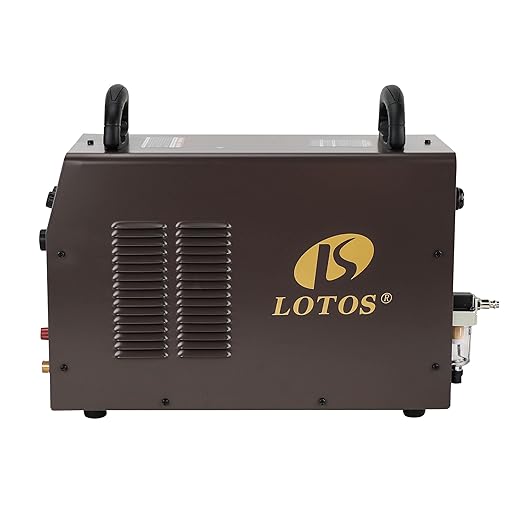 LOTOS LTP7000 70Amp Non-Touch Pilot Arc Plasma Cutter, Brown, 7/8" Inch Clean Cut