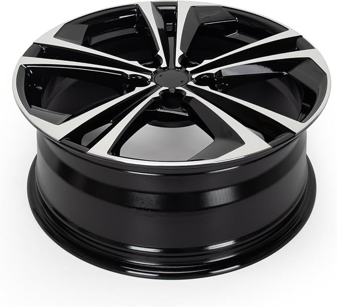 New 18"x7.5'' Aluminum Alloy Replacement for OE Wheel Rim Compatible with Nissan-Sentra SR 2020-2022, Machined Black, PCD 5x114.3, 2 Sets
