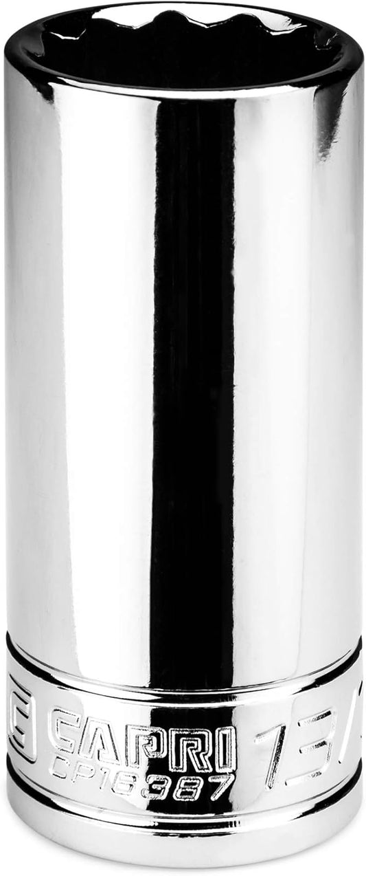 Capri Tools 13/16 in. Deep Socket, 3/8 in. Drive, 12-point, SAE