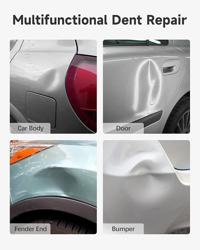 13LBS Dent Puller w/Slide Hammer Auto Body Truck Repair Automotive Hammer Puller Repair Frame Set with Carrying Case (18 PCS)