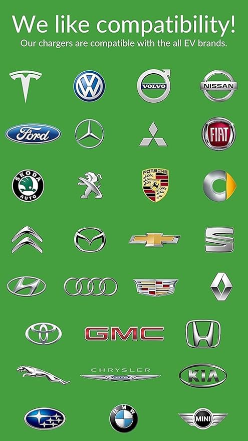 30 Feet Level 2 Primecom Electric Vehicle (EV) Charger (220/240V, 32Amp/40Amp) 32 and 40 Amp 6-50P, 10-50P, & 14-50P. Delay Timer Feature (48 Amp, 14-50P)