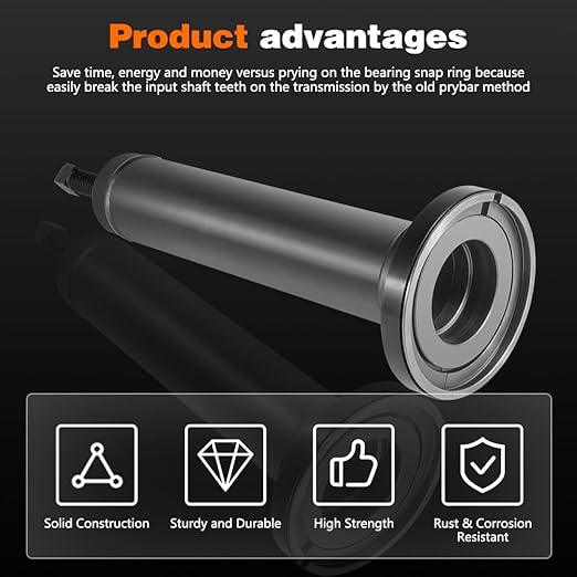 Input Shaft Bearing Puller Tool Kit FIT Eaton Fuller 1-3/4" & 2" Shafts – NOT for RT600/6600 Series – Transmission Input Bearing Removal Tool