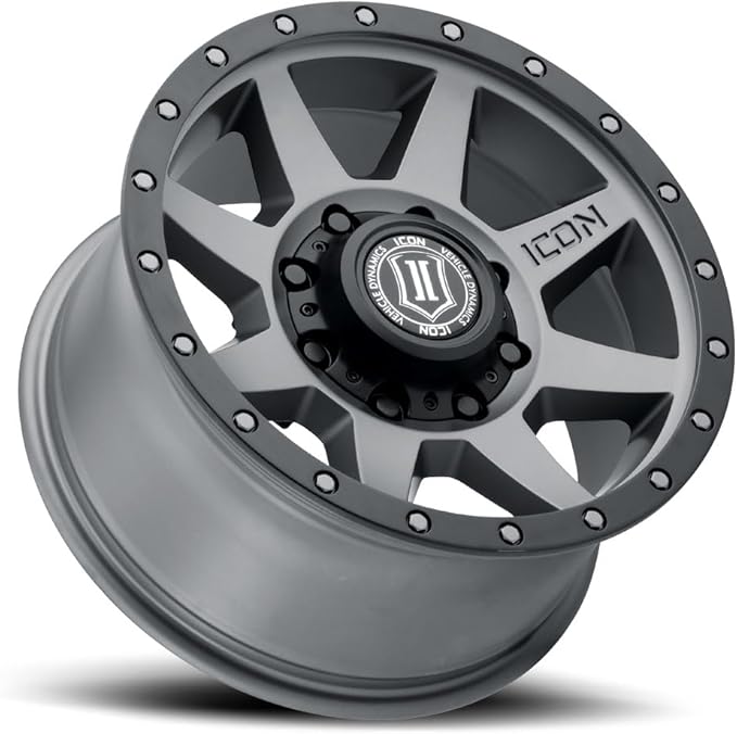 ICON Alloys Rebound HD, Titanium, 17 x 8.5/8 x 170, 6mm Offset, 5" BS, 1817858150TT