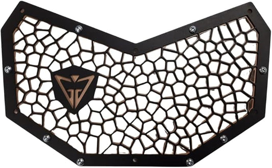 GAM Front Grill For Can Am Maverick X3 2017-2021 All Modals Radiator Guard Blue/Red/Orange/Mocha (Mocha)