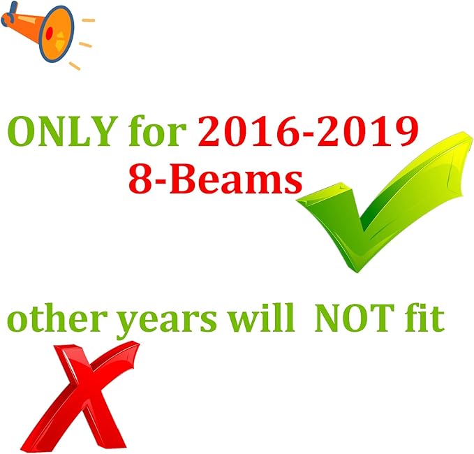 Automotive Grille Inserts for BMW F48 X1 Sport 2016-2019 (Only fit 8-Beam),Front Grill Accessories