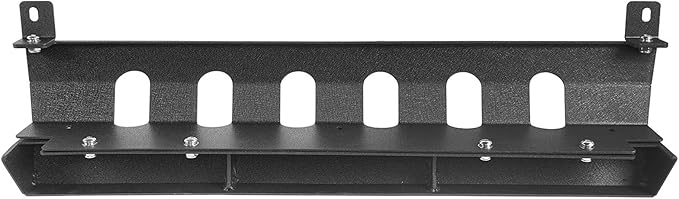 u-Box Wrangler Front Armor Cover Skid Plate Texured Black Steel for Jeep Wrangler JK 2007-2018 2/4 Door