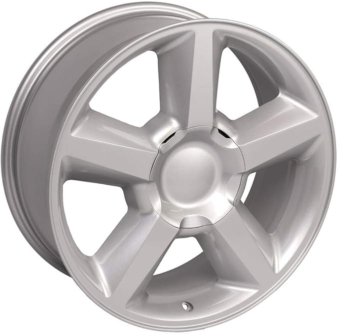 OE Wheels CV83 20 Inch Rims Fit Tahoe Style 6x139.7 20x8.5 Gloss Silver - Hollander 5308 (Set of 4)