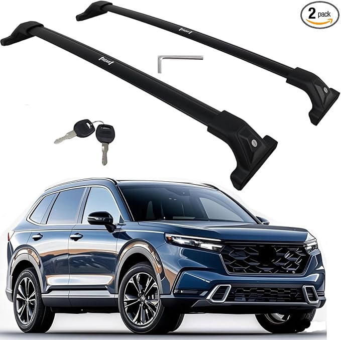 Upgraded 260lbs Lockable for Honda CR-V 2023-2025 Roof Rack Cross Bars Rail Cargo Luggage Carrier Accessories