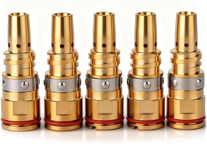 5-PK Gas Diffuser D-MA250 Replacement for Miller AccuLock MDX-250 AccuLock S Mig Guns Millermatic 212,235,250,251,252,255 Mig Welder