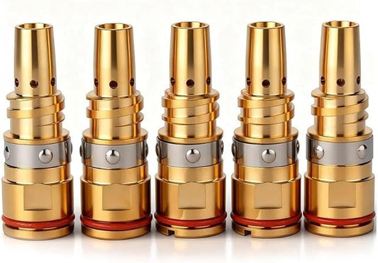 5-PK Gas Diffuser D-MA250 Replacement for Miller AccuLock MDX-250 AccuLock S Mig Guns Millermatic 212,235,250,251,252,255 Mig Welder