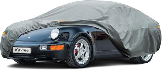Kayme Heavy Duty Car Cover Custom Fit Porsche 964 993 930 (1967-1997) Waterproof All Weather for Automobiles, Full Exterior Covers Sun Rain UV Protection.（Deliver About 3-10 Days）