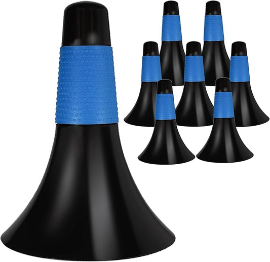 8 Pcs Sport Cones for Drills，9 Inch Agility Training Cones Sports with Carry Bag, Basketball Training Cones for Soccer Football Basketball Speed Grab Drills and Training