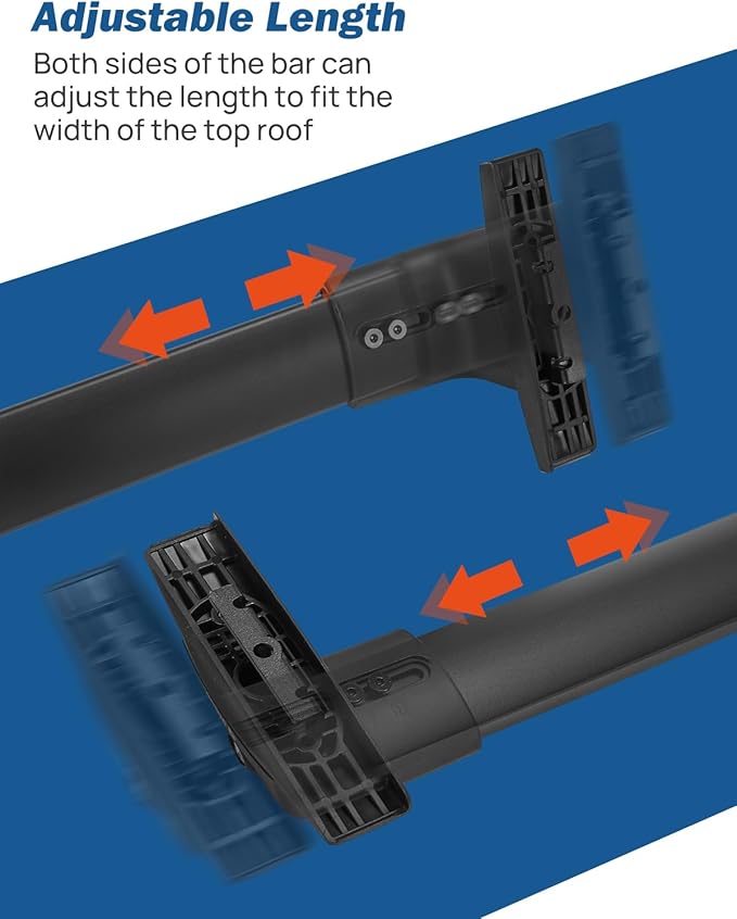 JOYTUTUS 260lbs Heavy Duty Lockable Car Roof Rack Cross Bars Compatible with Toyota Grand Highlander 2024-2025 with Flush Side Rails, Aluminum Alloy Roof Rails Roof Carrier Luggage